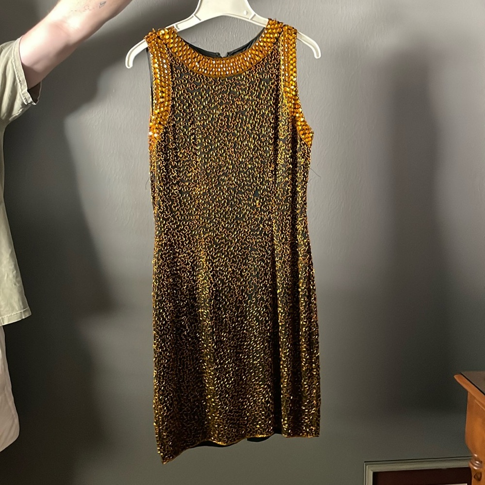 Vintage Lillie Rubin beaded dress